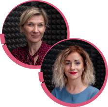 Kateřina Jirková a Lucie Malá