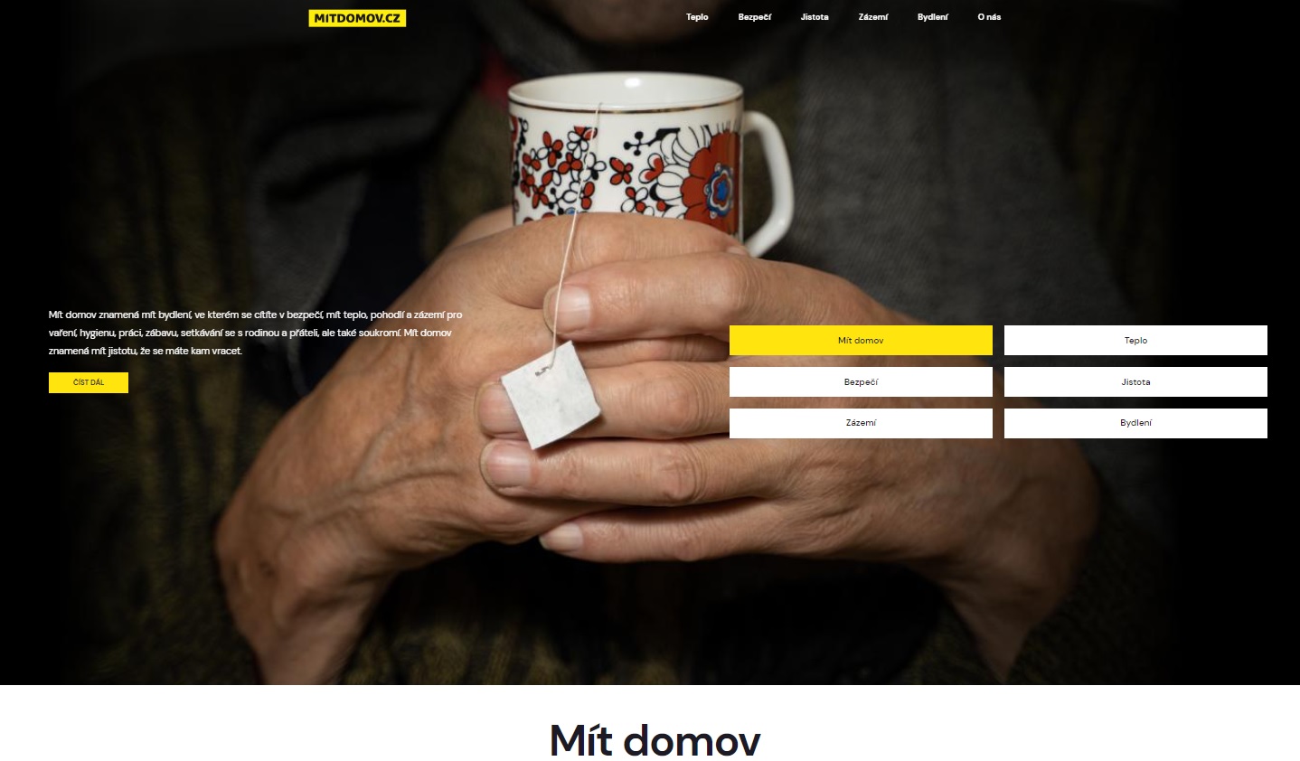 Pomoc existuje a není ostuda si o ni říct. Startuje osvětová kampaň Mít domov