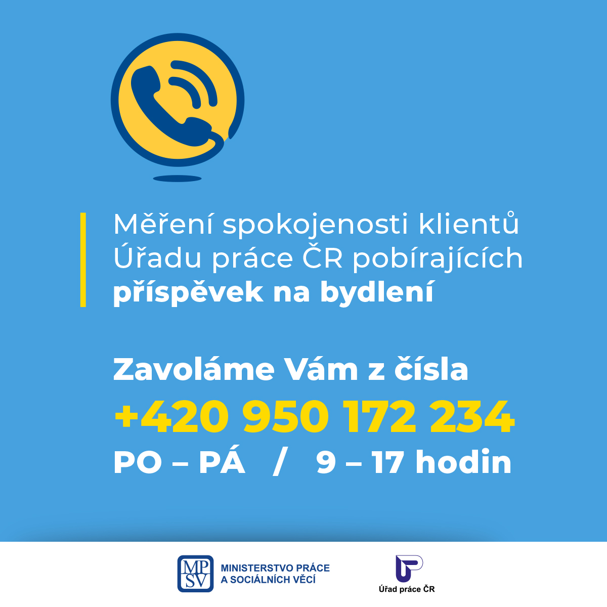 MPSV bude zjišťovat spokojenost klientů s vyřizováním žádostí o příspěvek na bydlení