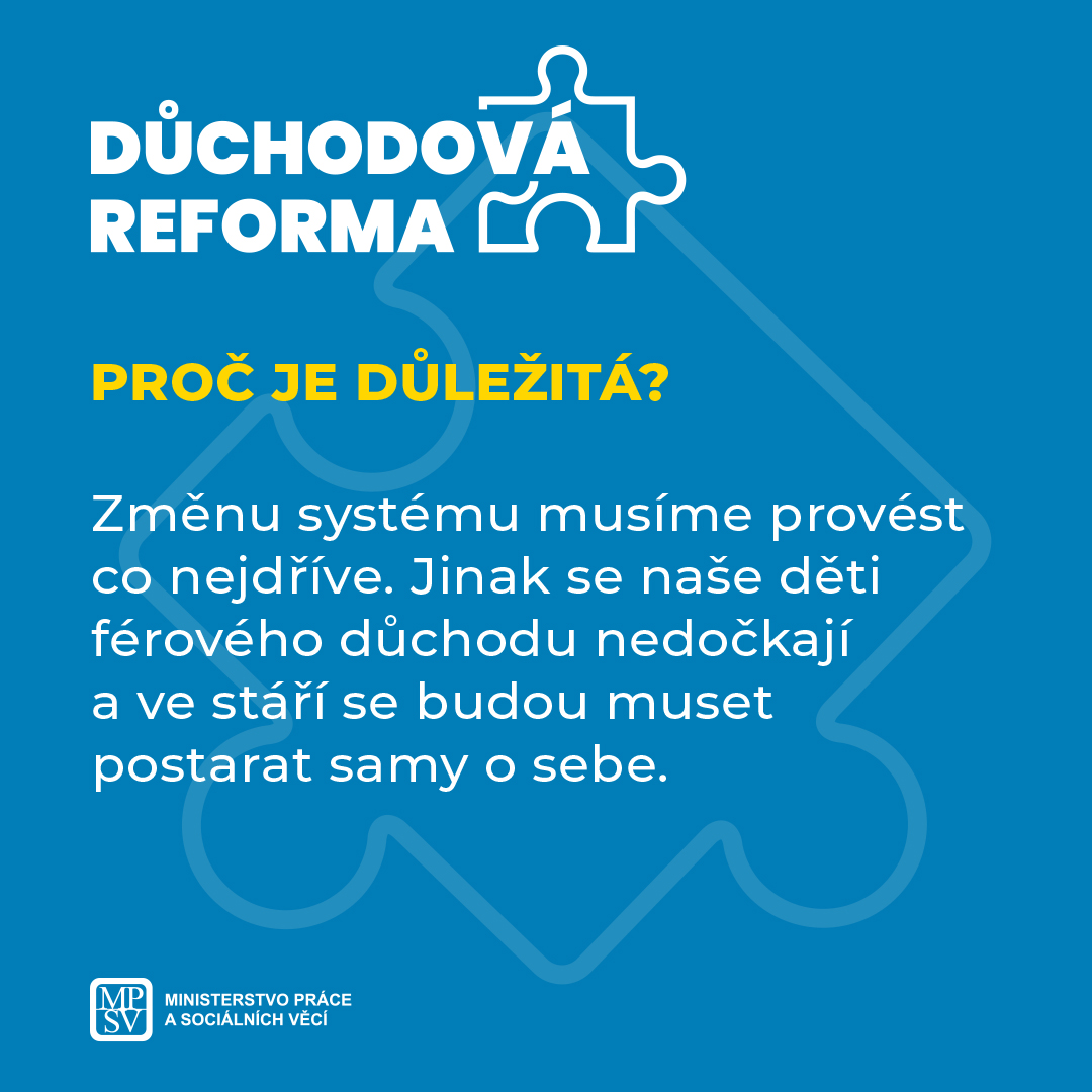 Zajistíme důstojné a férové důchody  nejen dnešních seniorů, ale i budoucích generací