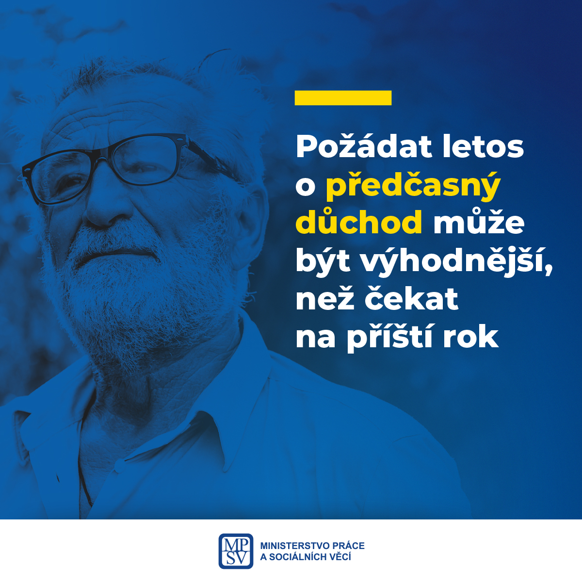 Požádat letos o předčasný důchod může být výhodnější, než čekat na příští rok