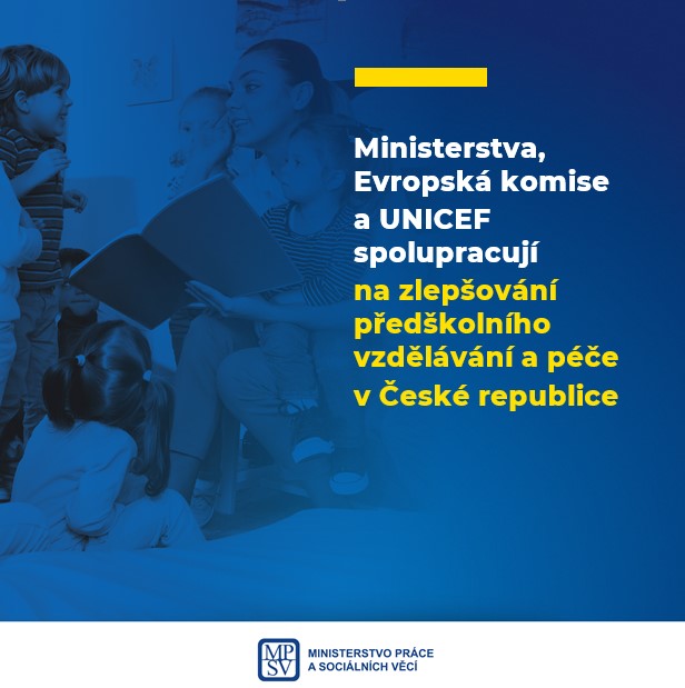 Ministerstva, Evropská komise a UNICEF spolupracují na zlepšování předškolního vzdělávání a péče v České republice